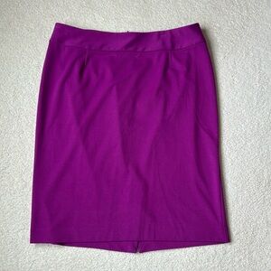 Lane Bryant size 14 knit pencil skirt plum purple